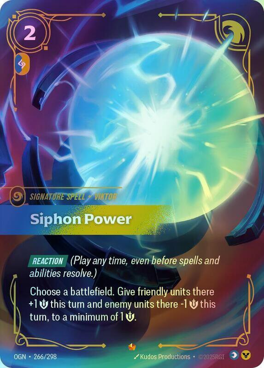 Siphon Power (OGN) #266 [EN/F] s/o