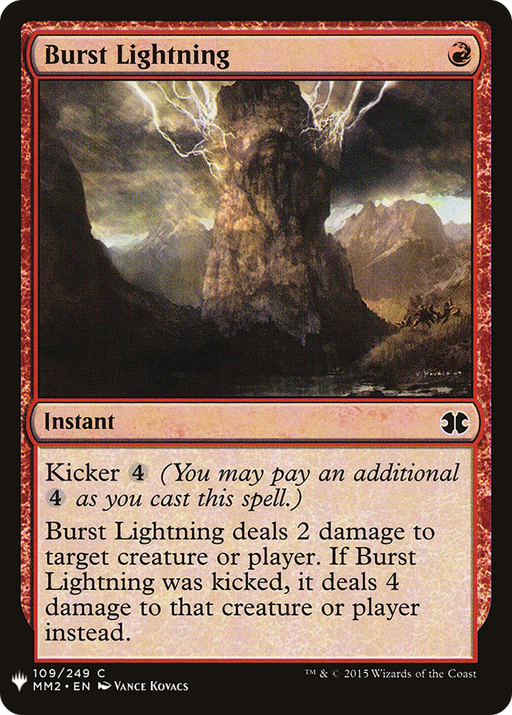 Burst Lightning (PLST) #MM2-109 [EN/N] s/o