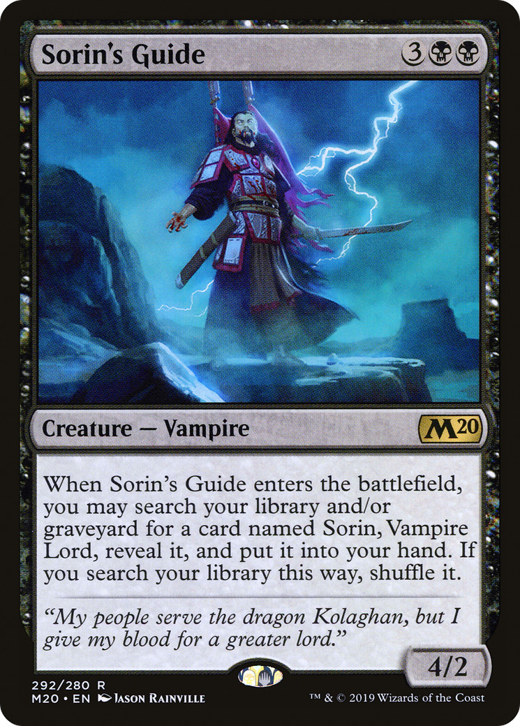 Sorin's Guide (M20) #292 [EN/N]