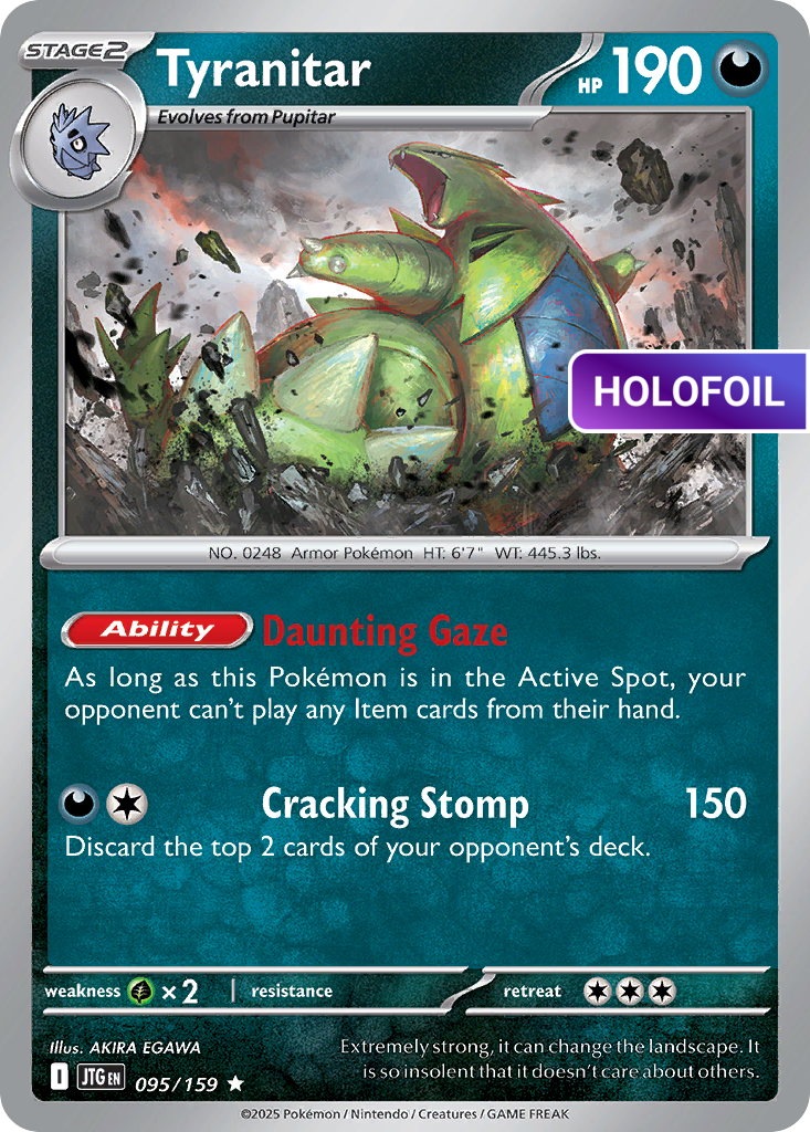 Tyranitar (JTG) #095 [EN/H] s/o
