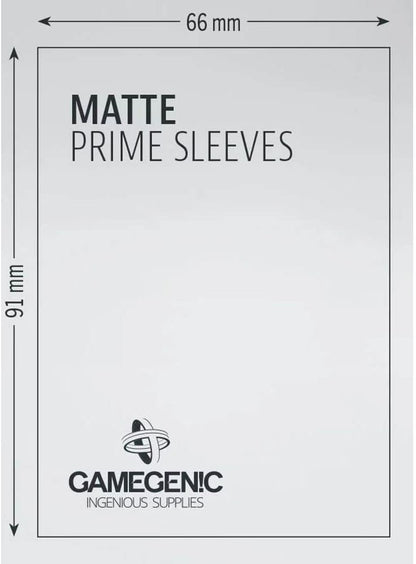 Gamegenic Prime Sleeves Matte:  Yellow (100)