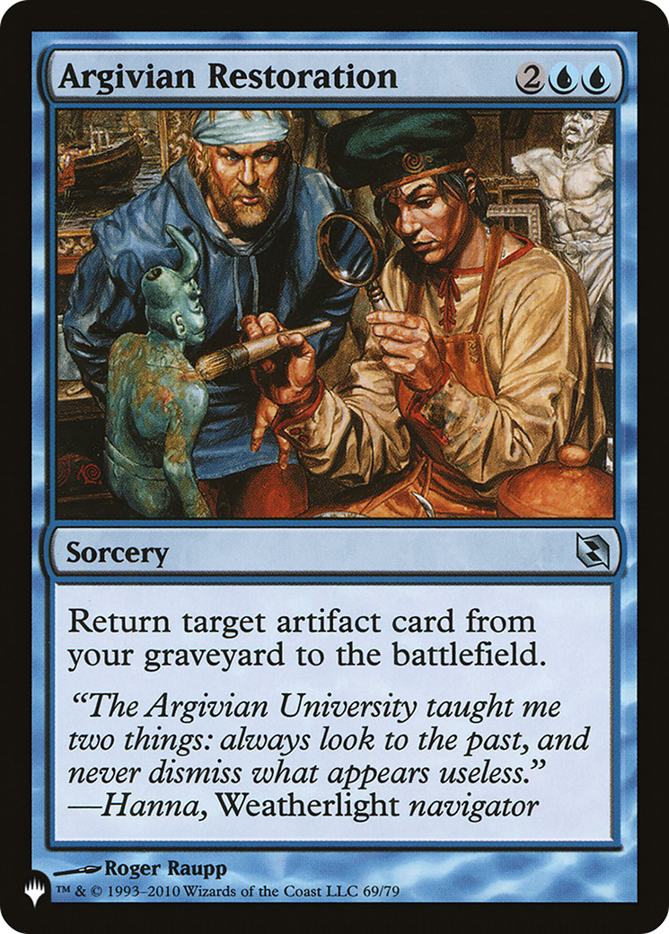 Argivian Restoration (PLST) #DDF-69 [EN/N]