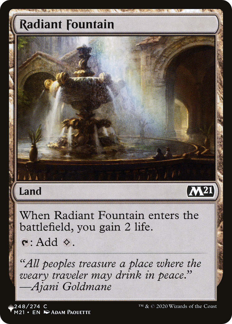Radiant Fountain (PLST) #M21-248 [EN/N]