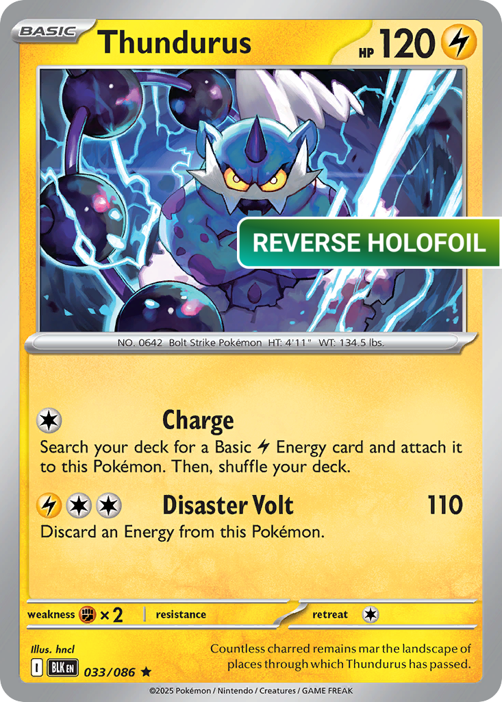 Thundurus (BLK) #33 [EN/R]