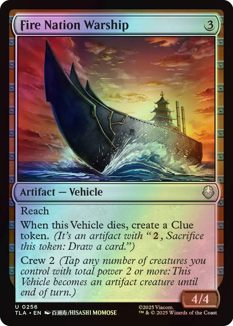 Fire Nation Warship (TLA) #256 [EN/F] s/o