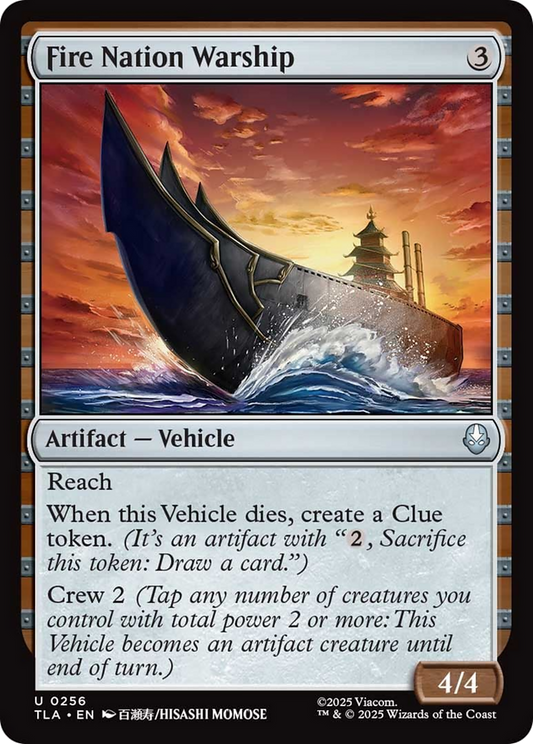 Fire Nation Warship (TLA) #256 [EN/N]