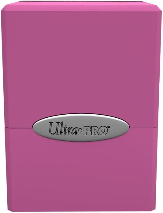 SATIN CUBE DECK BOX ULTRA PRO- HOT PINK