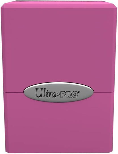 SATIN CUBE DECK BOX ULTRA PRO- HOT PINK