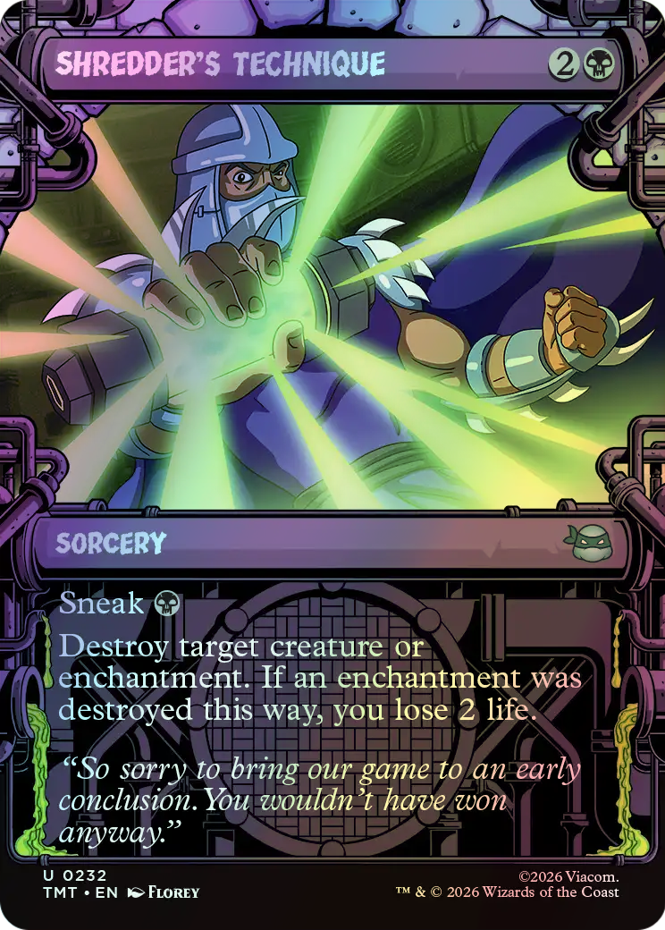 Shredder's Technique (TMT) #232 [EN/F] s/o