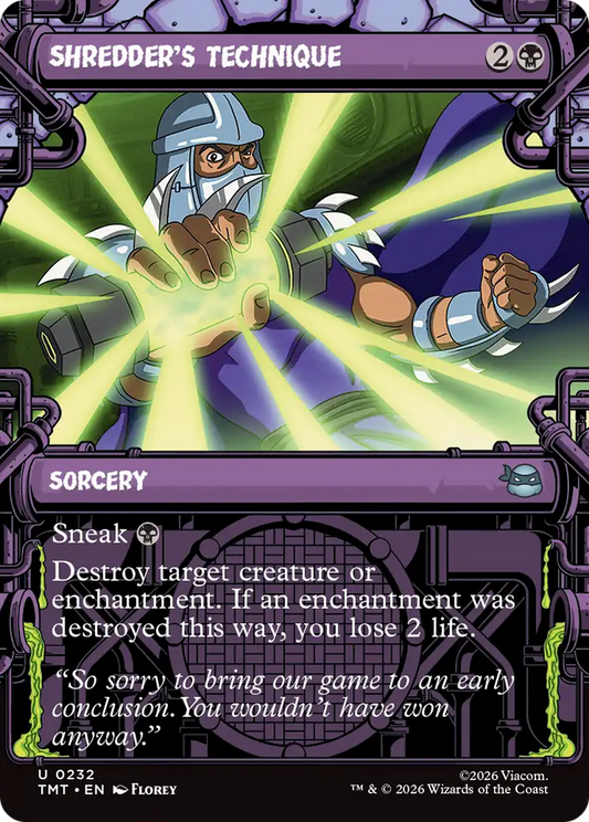 Shredder's Technique (TMT) #232 [EN/N] s/o