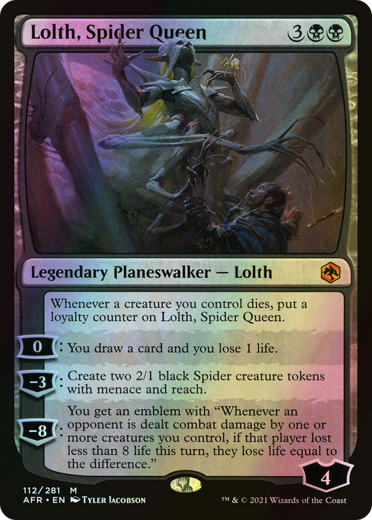 Lolth, Spider Queen (AFR) #112 [EN/F]