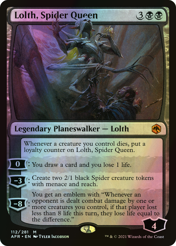 Lolth, Spider Queen (AFR) #112 [EN/F]