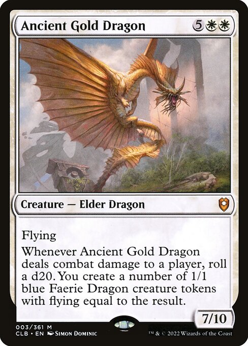 Ancient Gold Dragon (CLB) #3 [EN/N] s/o