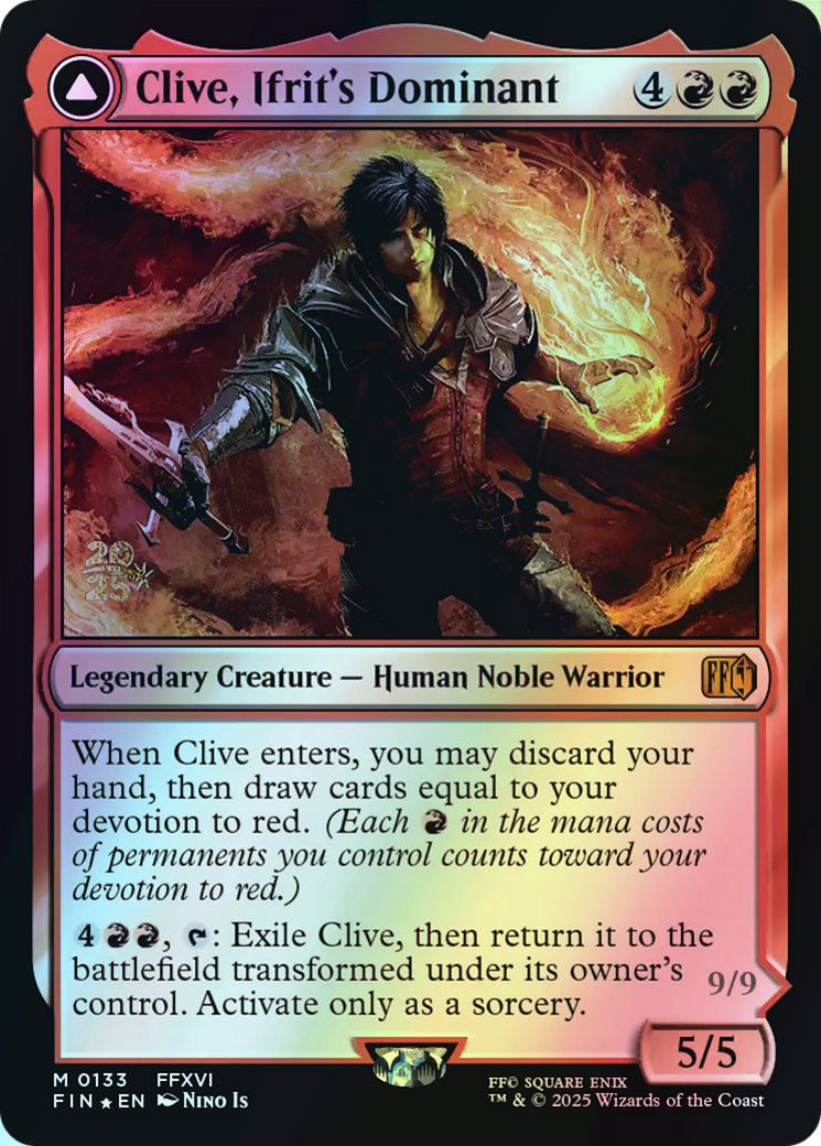 Clive, Ifrit's Dominant // Ifrit, Warden of Inferno (PFIN) #133s [EN/F]