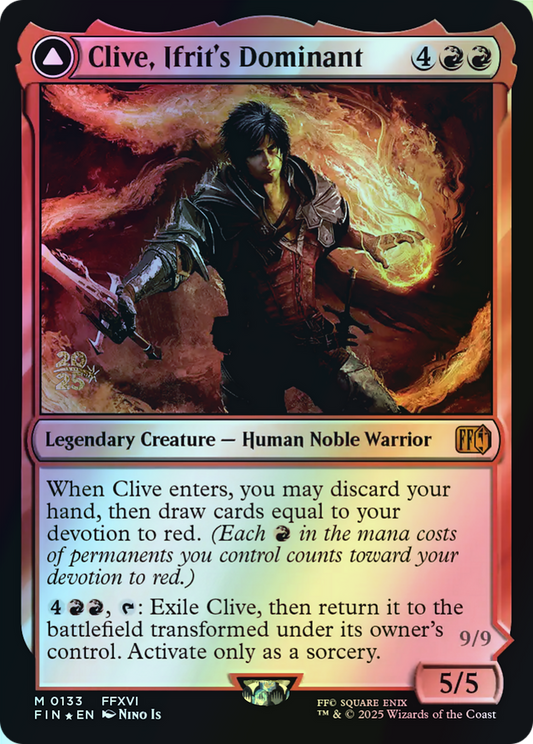 Clive, Ifrit's Dominant // Ifrit, Warden of Inferno (PFIN) #133s [EN/F]