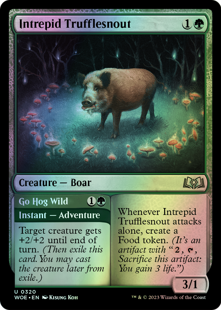 Intrepid Trufflesnout // Go Hog Wild (WOE) #320 [EN/F]