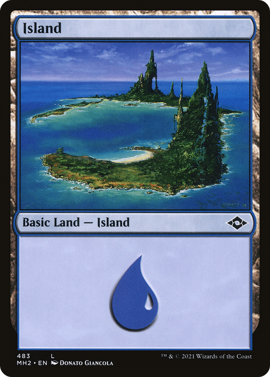 Island (MH2) #483 [EN/N] s/o
