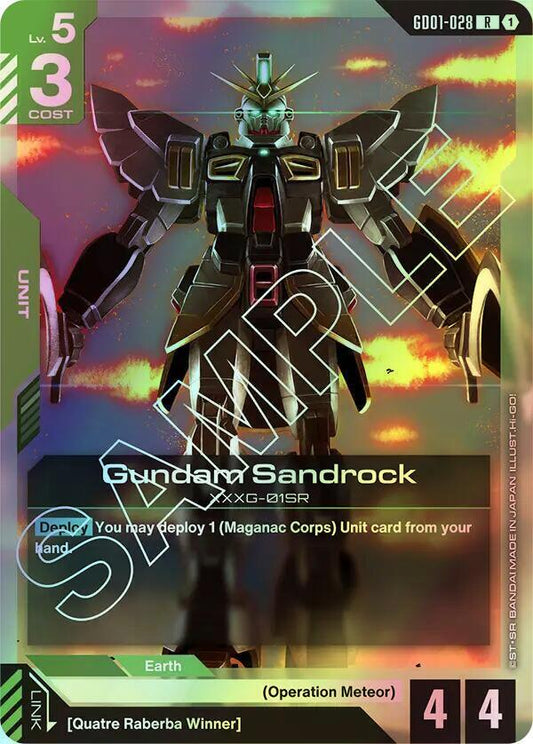 Gundam Sandrock (GD01) #GD01-028 [EN/F] s/o