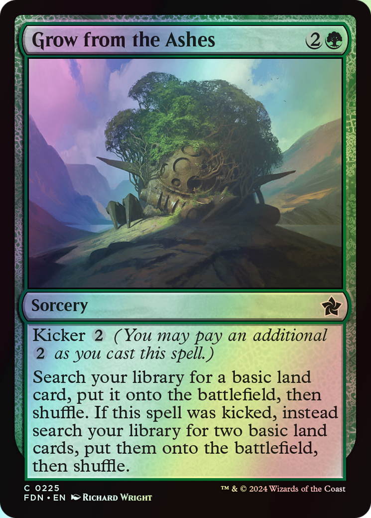 Grow from the Ashes (FDN) #225 [EN/F] s/o