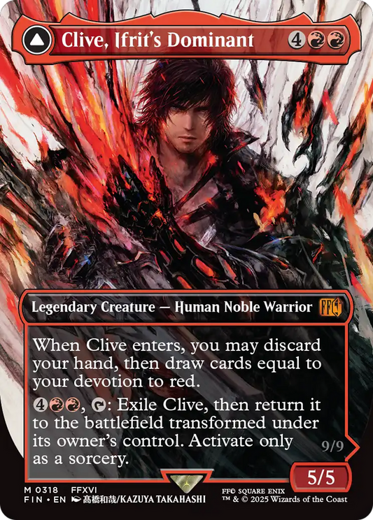 Clive, Ifrit's Dominant // Ifrit, Warden of Inferno (FIN) #318 [EN/N] s/o
