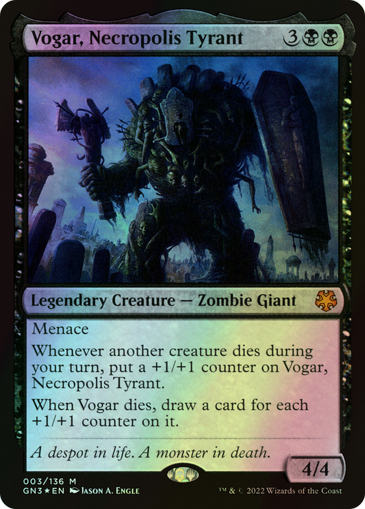 Vogar, Necropolis Tyrant (GN3) #3 [EN/F]
