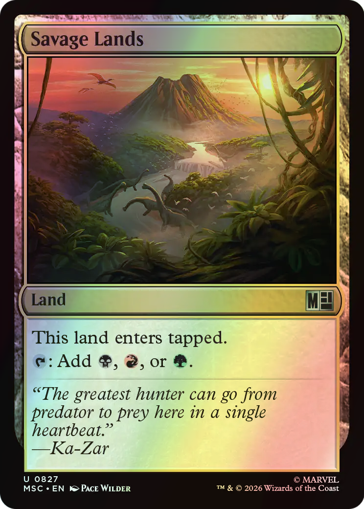 Savage Lands (MSC) #827 [EN/F] s/o