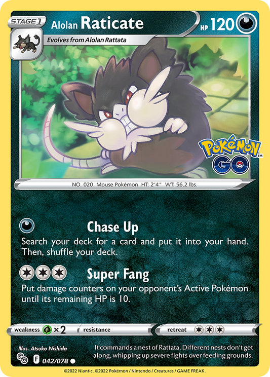 Alolan Raticate (PGO) #042 [EN/N] s/o