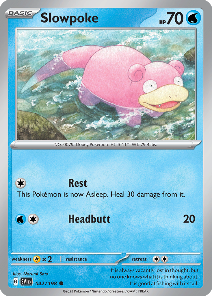 Slowpoke - 042/198 (SVI) #042 [EN/N] s/o