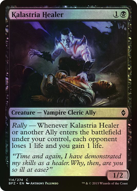 Kalastria Healer (BFZ) #114 [EN/F] s/o