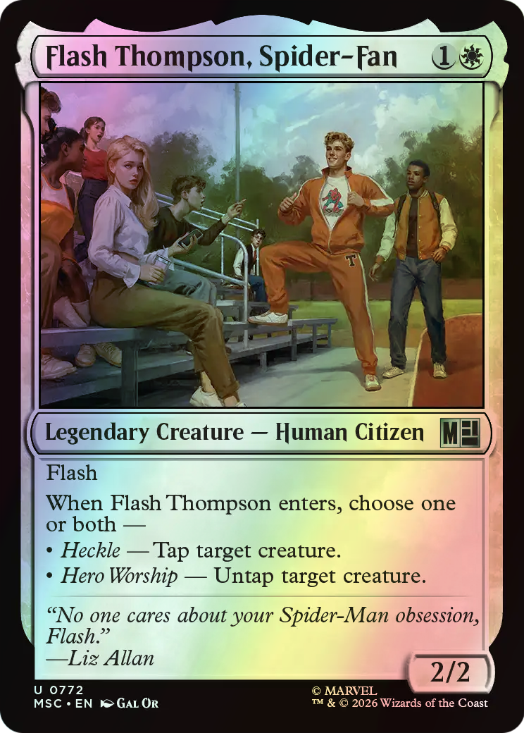Flash Thompson, Spider-Fan (MSC) #772 [EN/F]