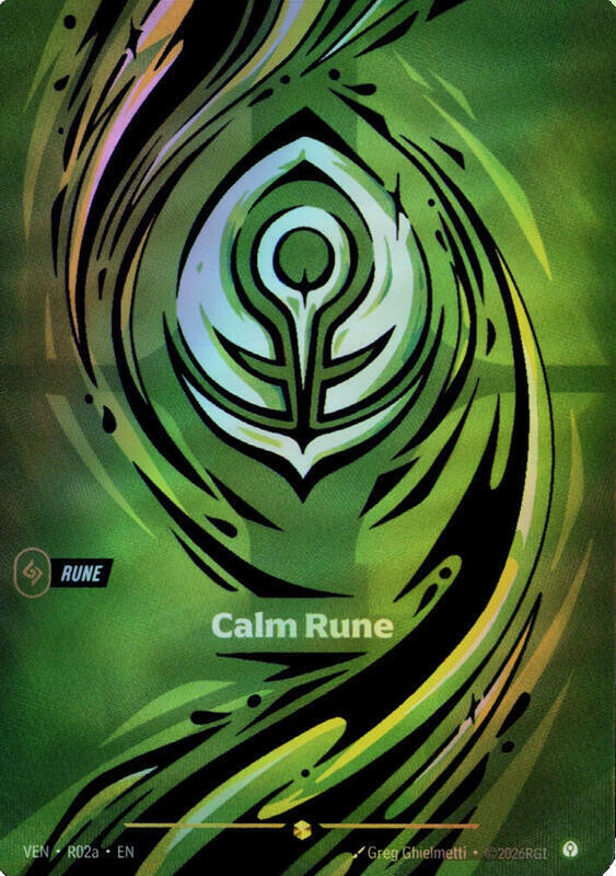 Calm Rune (R02a) (VEN) #R02a [EN/F]