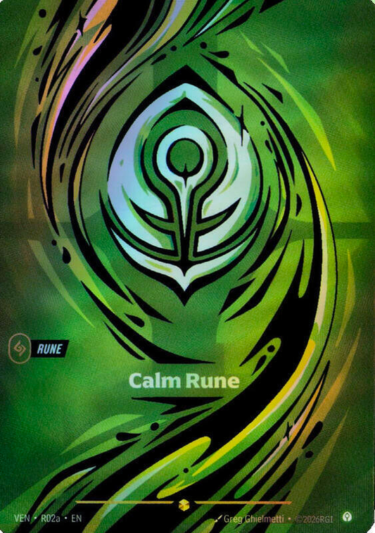 Calm Rune (R02a) (VEN) #R02a [EN/F] s/o