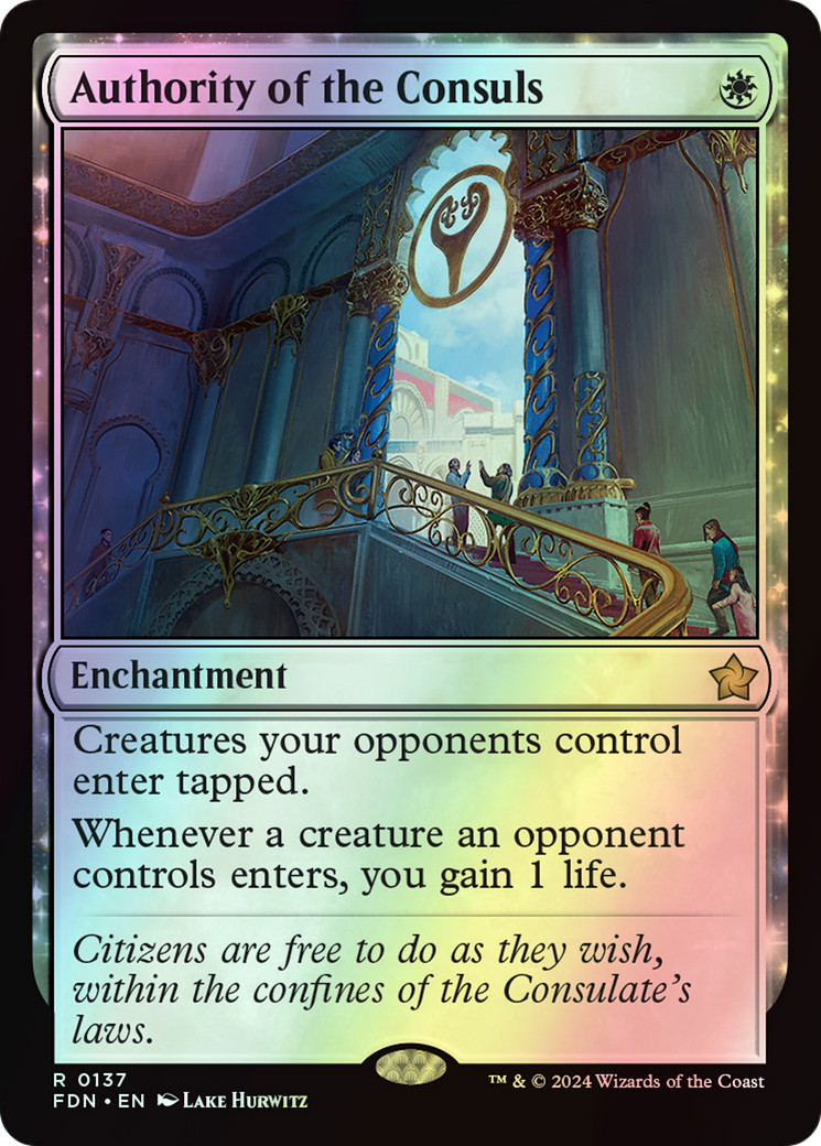 Authority of the Consuls (FDN) #137 [EN/F]