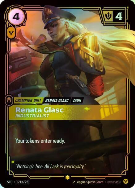 Renata Glasc - Industrialist (Alternate Art) (SFD) #171a [EN/F] s/o