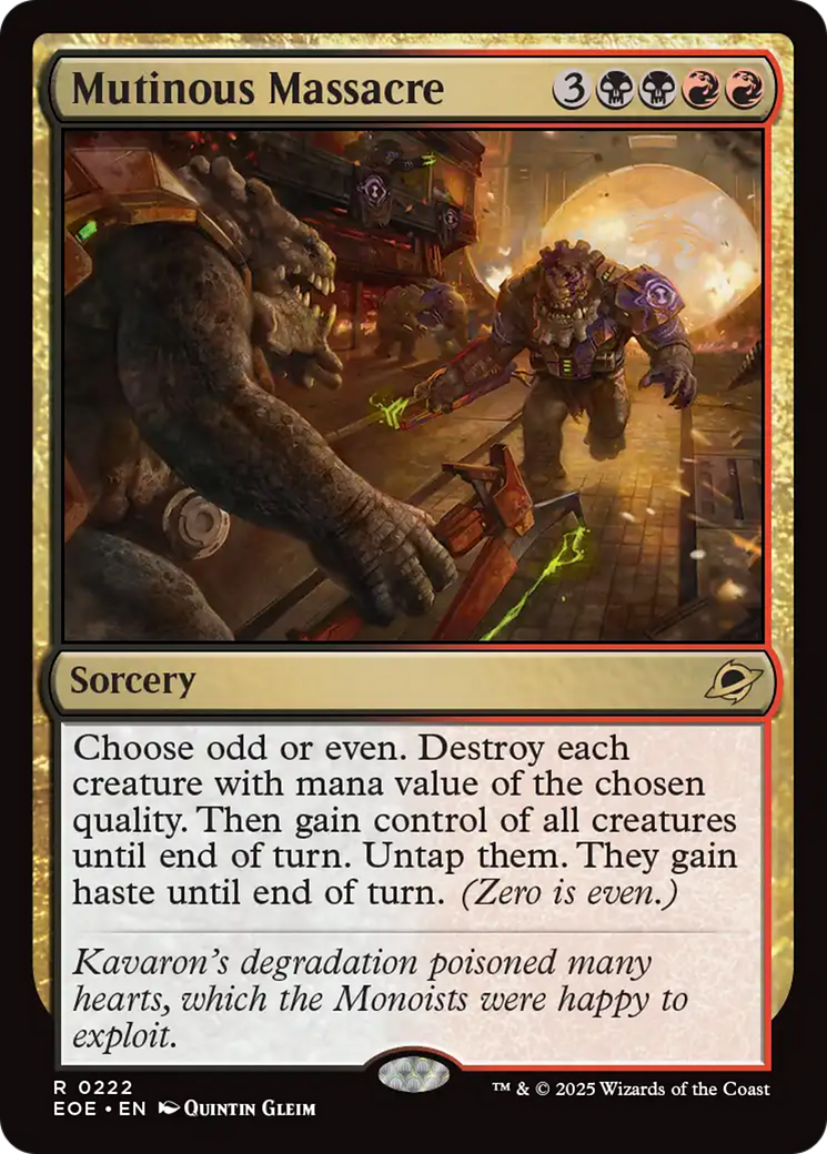 Mutinous Massacre (EOE) #222 [EN/N]