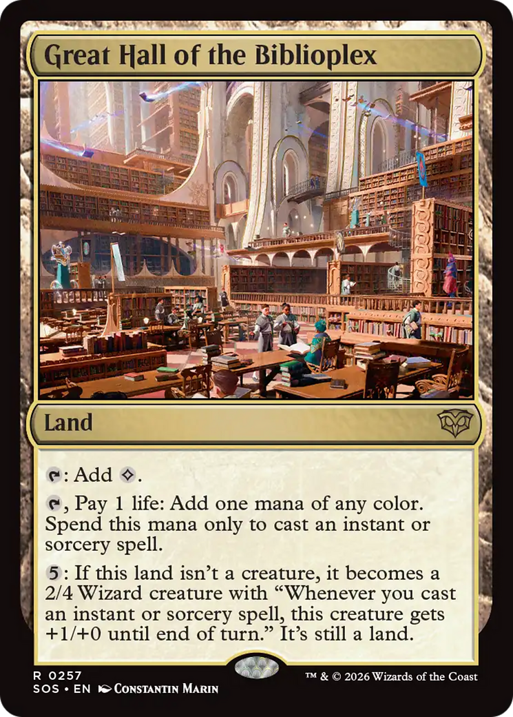 Great Hall of the Biblioplex (SOS) #257 [EN/N]