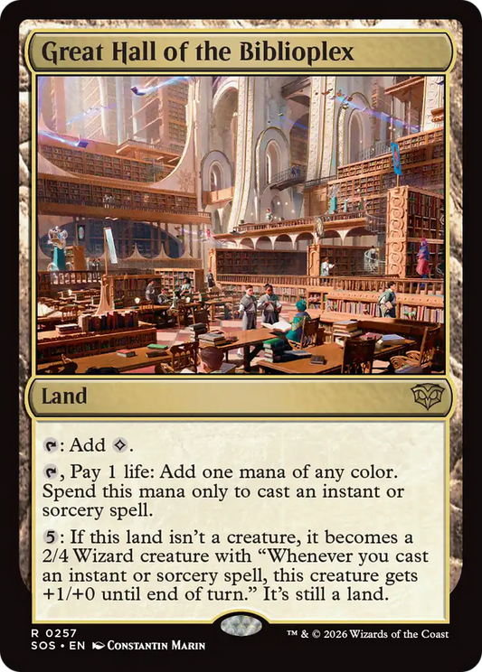 Great Hall of the Biblioplex (SOS) #257 [EN/N]