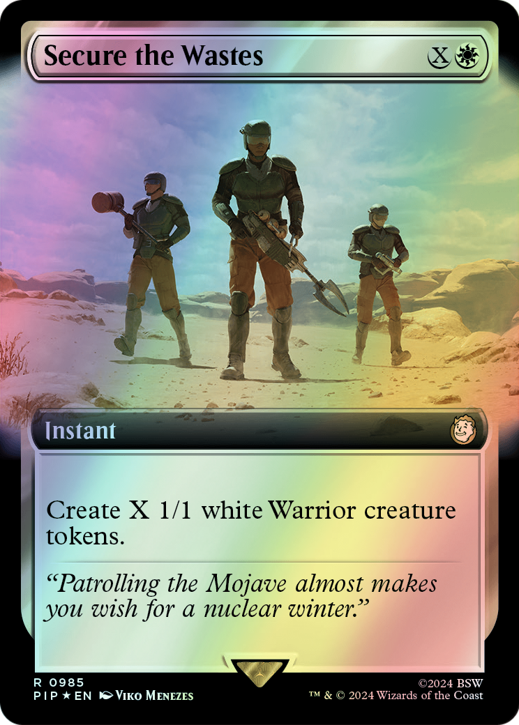 Secure the Wastes - Surge Foil (PIP) #985 [EN/F] s/o