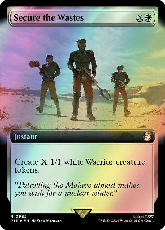 Secure the Wastes - Surge Foil (PIP) #985 [EN/F] s/o