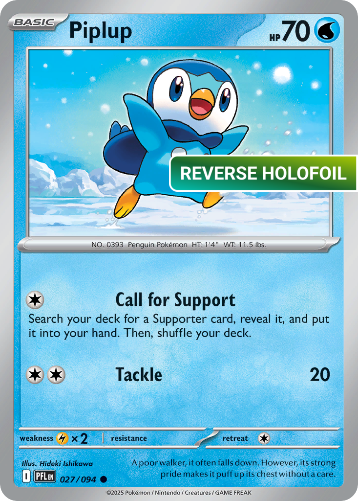 Piplup (PFL) #27 [EN/R] s/o