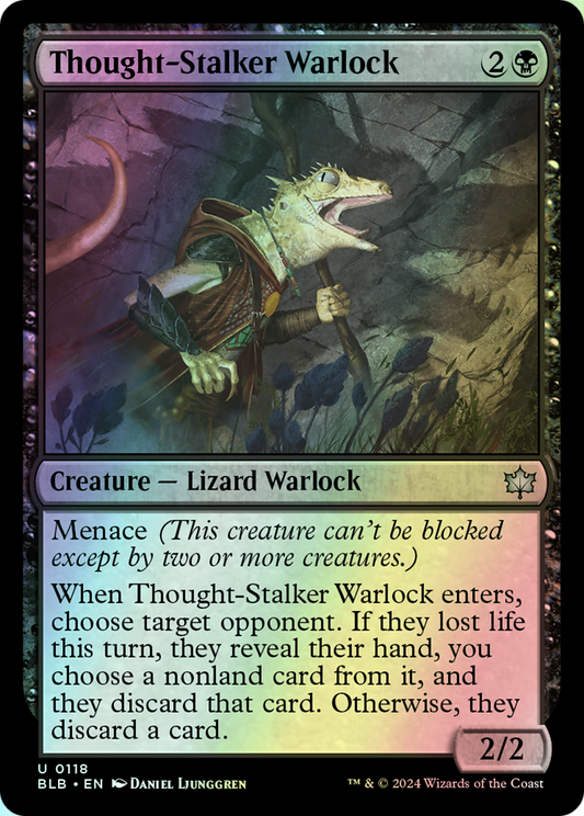 Thought-Stalker Warlock (BLB) #118 [EN/F] s/o