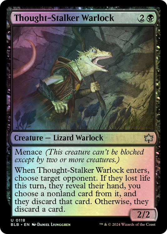 Thought-Stalker Warlock (BLB) #118 [EN/F] s/o