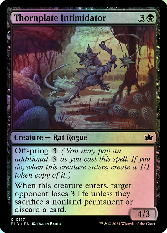Thornplate Intimidator (BLB) #117 [EN/F]