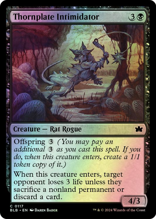 Thornplate Intimidator (BLB) #117 [EN/F]