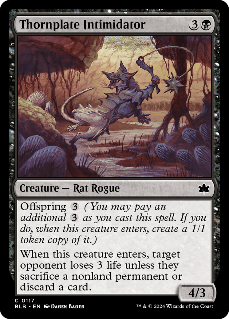 Thornplate Intimidator (BLB) #117 [EN/N]