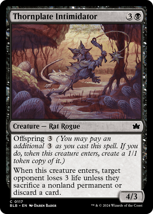 Thornplate Intimidator (BLB) #117 [EN/N]