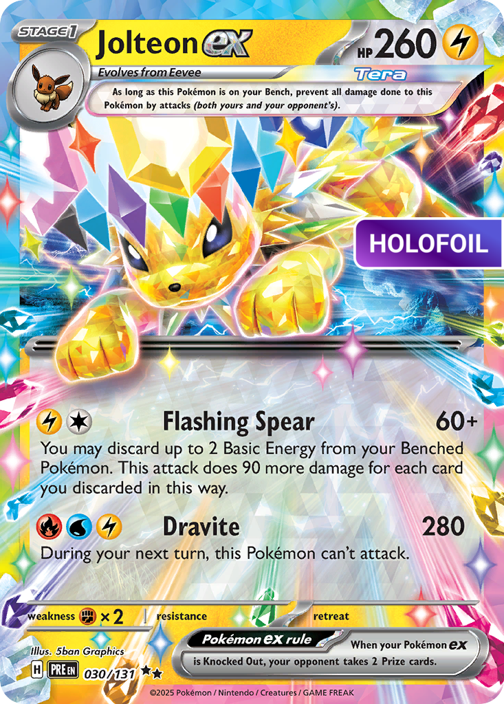 Jolteon ex (PRE) #30 [EN/H] s/o