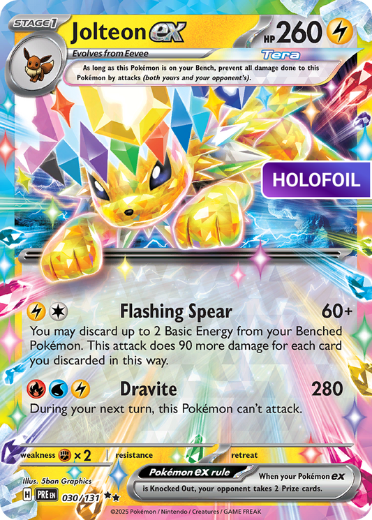 Jolteon ex (PRE) #30 [EN/H] s/o