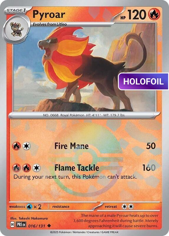 Pyroar (Poke Ball Pattern) (PRE) #016_V2 [EN/H]