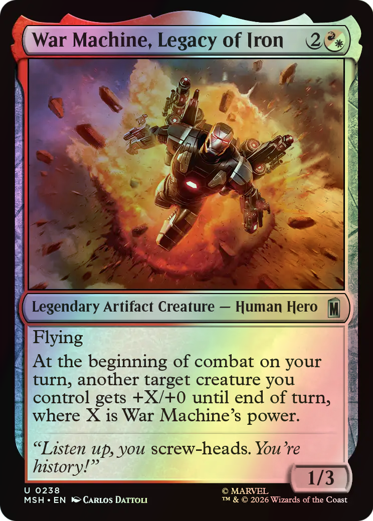 War Machine, Legacy of Iron (MSH) #238 [EN/F]